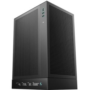 Deepcool CH170 Digital Mini-ITX Case - High Airflow, Supports Water Cooling, Ultra-Quiet Operation, Compact Design for Efficient Space Management