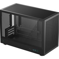 DeepCool CH260 Micro-ATX Case, High-Airflow Compact PC Case with Tempered Glass Panel, USB-C Port, Supports 360mm Radiator, ATX PSU, Black - Image 2