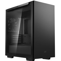 DeepCool MACUBE 110 Case, Home & Business, Black, Micro Tower, 2 x USB 3.0, Tempered Glass Side Window Panel, Micro ATX, Mini-ITX - Image 2