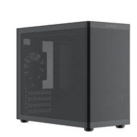 TecWare Fusion 3 mATX Compact PC Case, High Airflow SFF Chassis, 3 Fans Included, Top-Mount ATX/SFX PSU Support, USB-C, Supports 280mm GPU & Dual Radiators, Black - Image 2