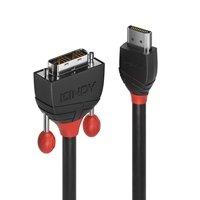Lindy 36272 2m HDMI (M) To DVI-D (M) Black Line 1920x1200@60Hz Max Resolution - Black - Image 2