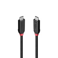 Lindy Black Line 37002 2m USB4 240W Cable, 24 pin USB-C (M) to 24 pin USB-C (M) - Image 2