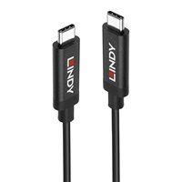 LINDY 43308 5m Active USB 3.2 Gen 2 C/C Cable, Data transfer rates up to 10Gbps, Supports video resolutions up to UHD 8K 7680x4320@60Hz including 4K 4096x2160@120Hz, 2 year warranty - Image 2