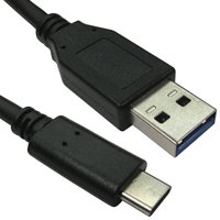 USB 3.1 Type C (M) to Type C (M) Cable 0.5m Black OEM Data Cable - Image 2