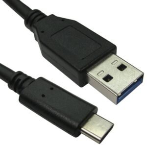 USB 3.1 Type C (M) to Type C (M) Cable 0.5m Black OEM Data Cable