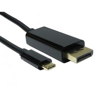 USB-C to DisplyPort 4K 60HZ 2 Meter Black Data Cable - Image 2