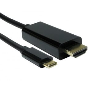 USB-C TO HDMI 4K 60HZ 2 Meter Black Data Cable