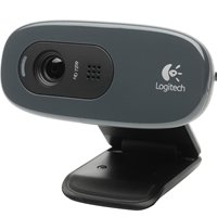 Logitech C270 HD Webcam, HD 720p/30fps, Widescreen HD Video Calling, HD Light Correction, Noise-Reducing Mic, For Skype, FaceTime, Hangouts, WebEx, PC/Mac/Laptop/Macbook/Tablet, Black - Image 2