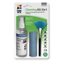 Colorway Multipurpose 3 in 1 Cleaner Set with Microfiber Cloth for Screen and Monitor - Image 2
