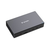 Verbatim (32172) USB-C PRO Docking Station 17 Port CDS-17, Supports Triple HDMI Outputs (up to 8K Resolution), Dual DisplayPorts, Gigabit Ethernet, SD/microSD Card Reader, Multi-Device USB 3.2 Data Transferring - Image 2